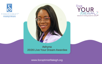 Ashyna – 2026 Live Your Dream Awardee