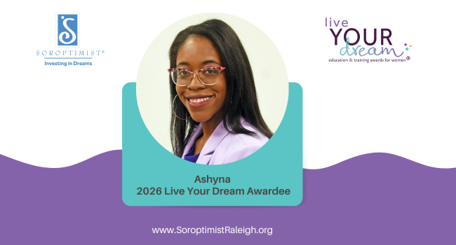 Ashyna – 2026 Live Your Dream Awardee