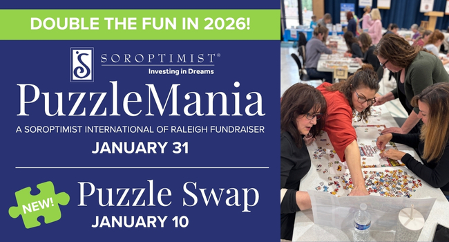 Celebrate National Puzzle Month with Soroptimist International of Raleigh
