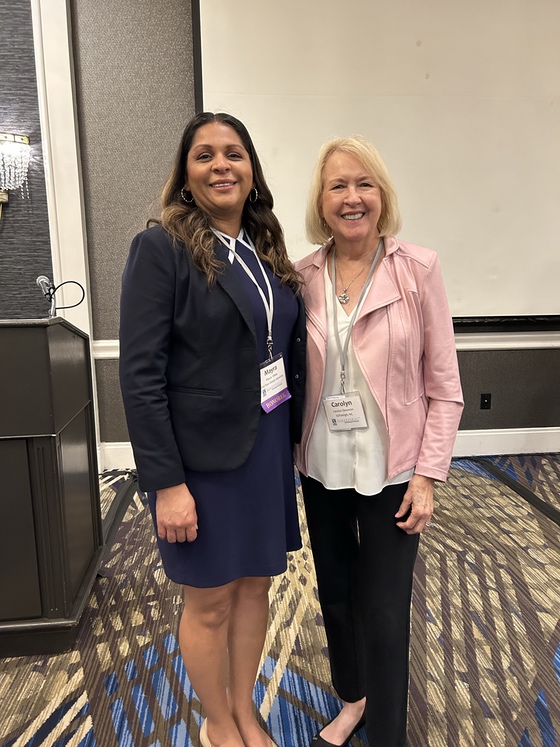 Mayra V., Live your Dream award recipient and Carolyn Skowron, Live Your Dream Plus Committee Chair
