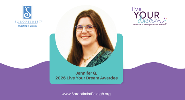 Jennifer G. – 2026 Live Your Dream Awardee