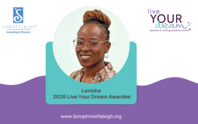 Lenisha W. – 2026 Live Your Dream Awardee