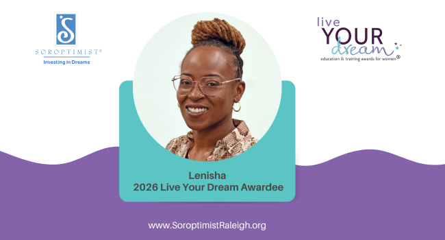 Lenisha W. – 2026 Live Your Dream Awardee