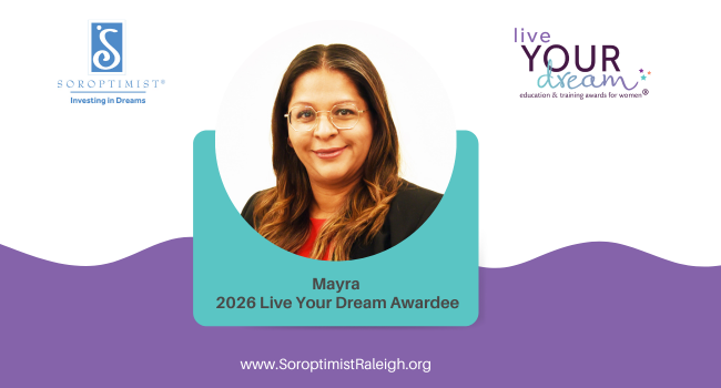 Mayra V. – 2026 Live Your Dream Awardee