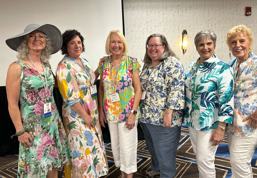 Soroptimist Members: Cindy Hopkins, Suzanne Blanke, Carolyn Skowron, Jennifer Prevatt, Terri Craig, and Pam Sinclair