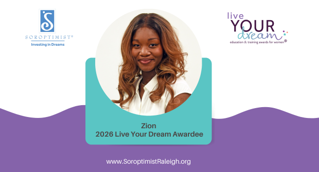 Zion D. – Live Your Dream Awardee