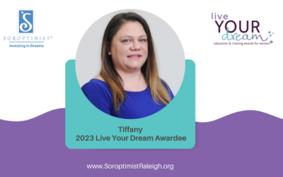 Tiffany – 2023 Live Your Dream Awardee